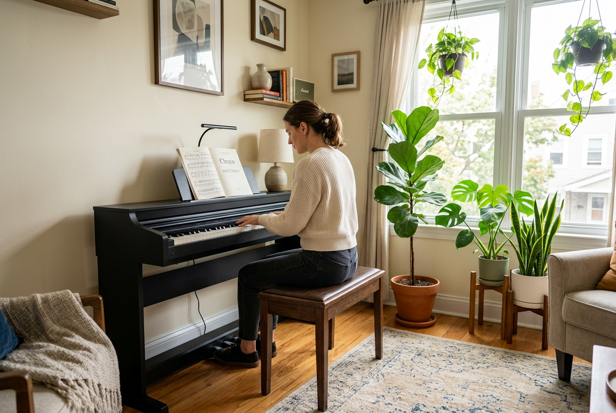 Piano Numérique ou Piano Acoustique : Que Choisir en Appartement ?