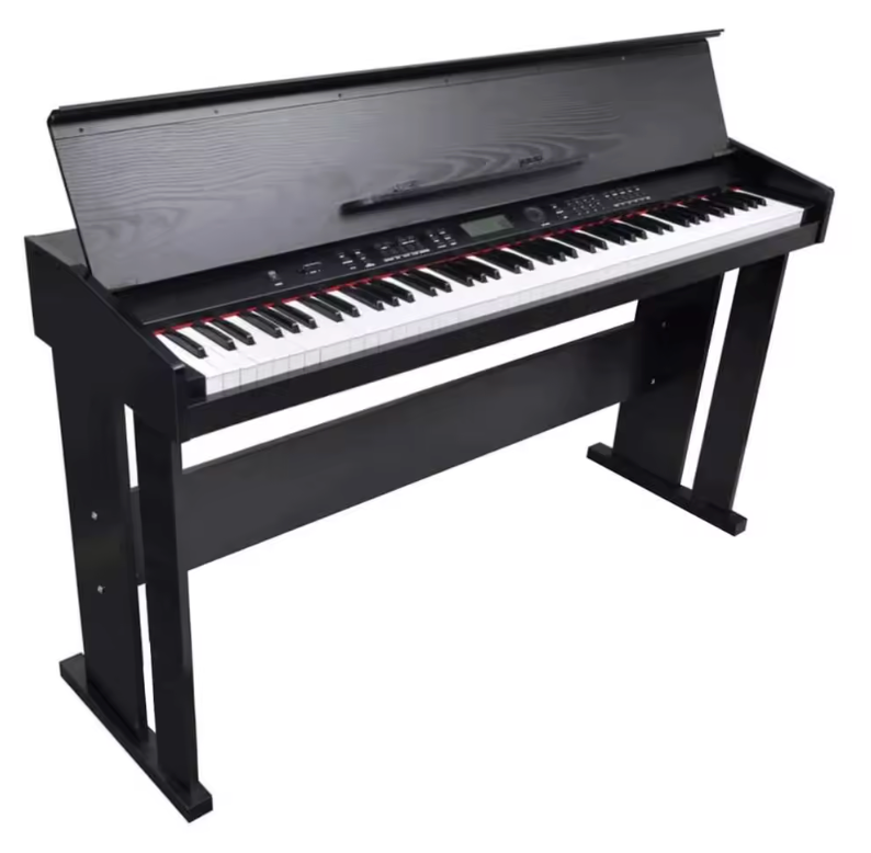 Piano Numérique 88 Touches, Pupitre Amovible, Enregistrement