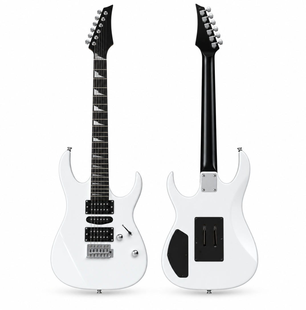 Guitare Électrique Superstrat, Corps Peuplier, Manche Érable