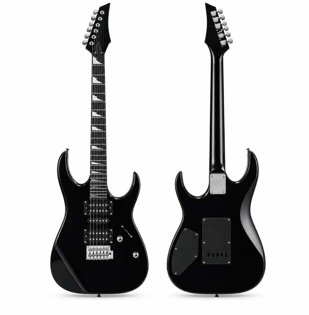 Guitare Électrique Superstrat, Corps Peuplier, Manche Érable