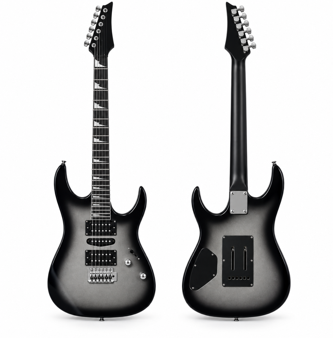 Guitare Électrique Superstrat, Corps Peuplier, Manche Érable