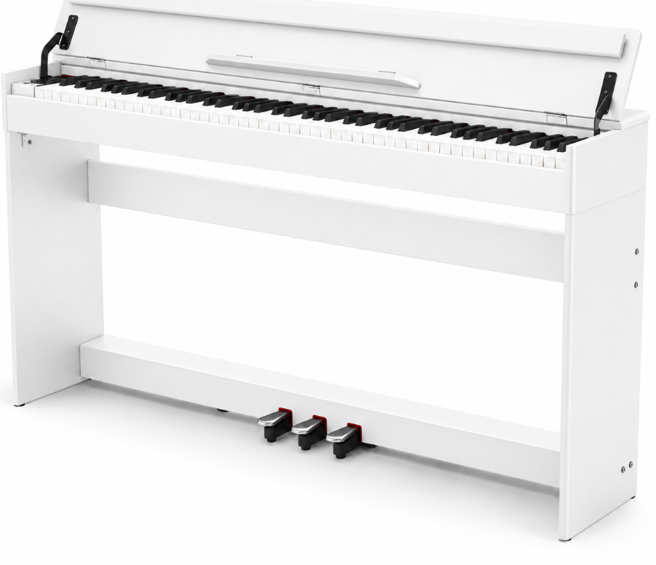 Piano Numérique 88 Touches Semi-Lestées, Bluetooth MIDI, 800 Sons