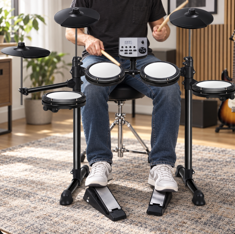 Batterie Électronique Portable et Pliable pour Performances