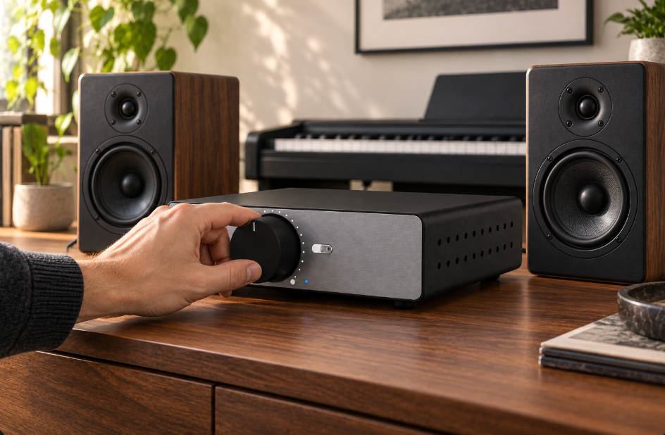 Amplificateur Stéréo Classe D 2 x 300 W, Pontable en Mono 600 W