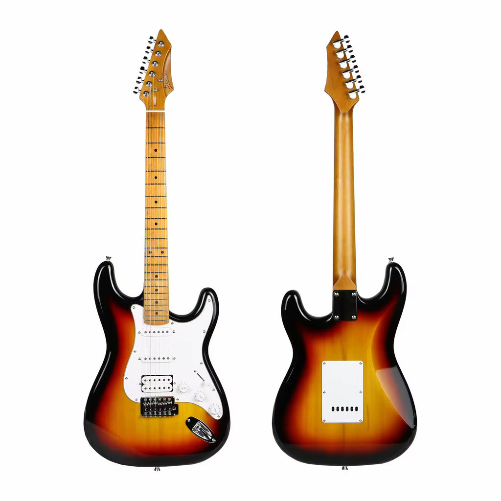 Guitare Électrique Type ST, Micros SSH, 6 Cordes