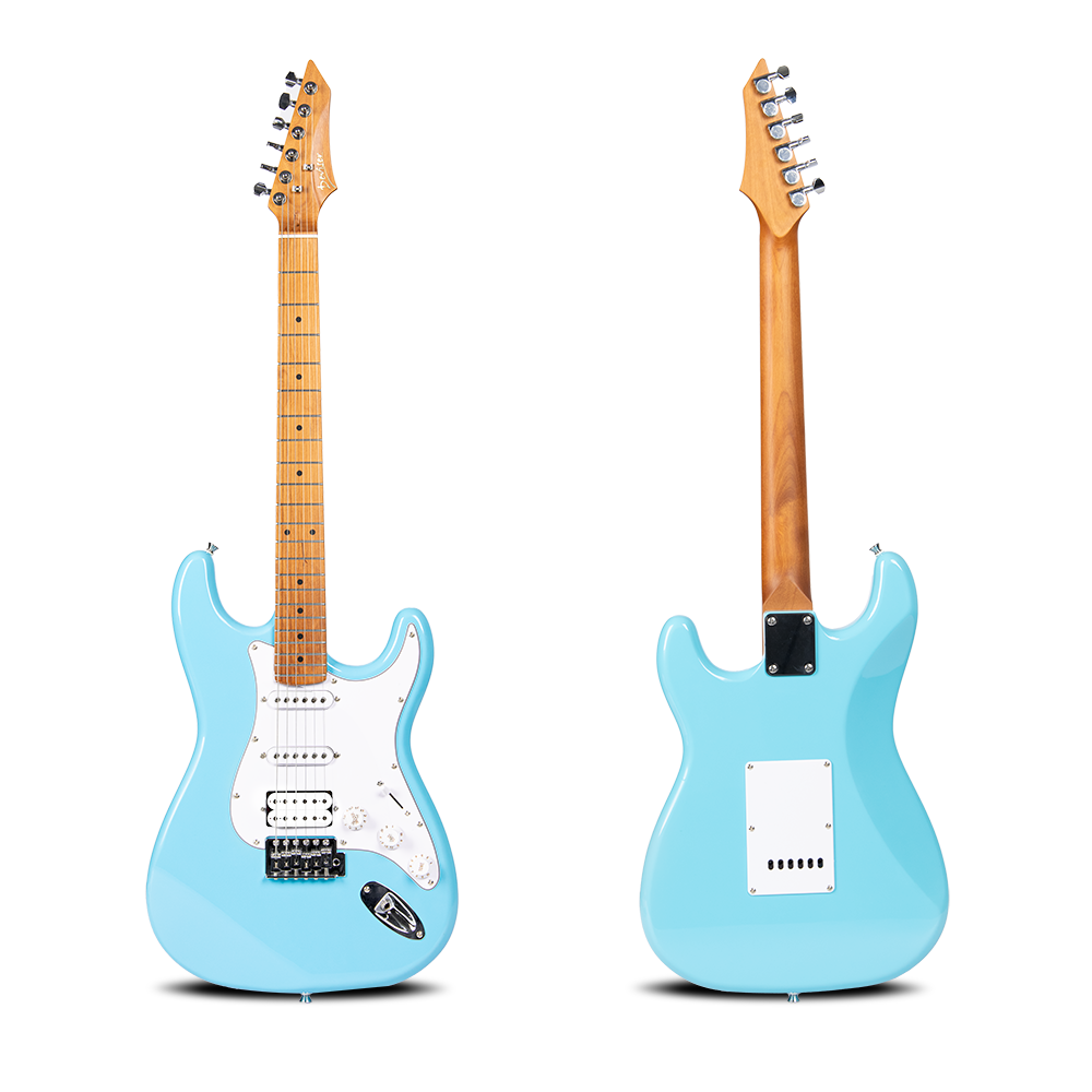 Guitare Électrique Type ST, Micros SSH, 6 Cordes